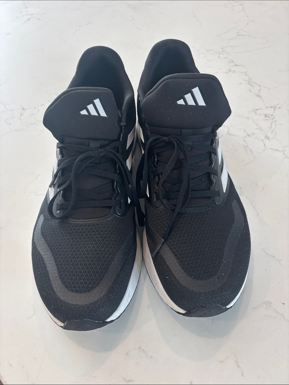 adidas Black and White Men’s Athletic Sneakers